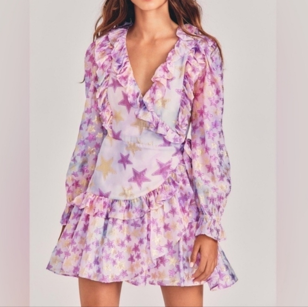 LoveShackFancy Findlay Wrap Dress